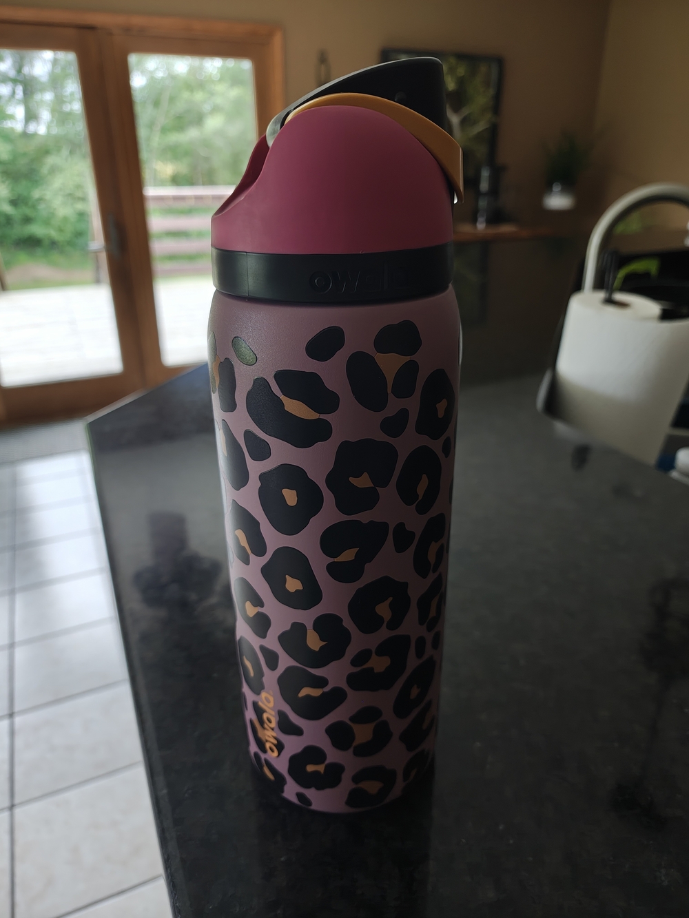 Owala Special Edition Leopard Print Stainless Steel Water Bottle -